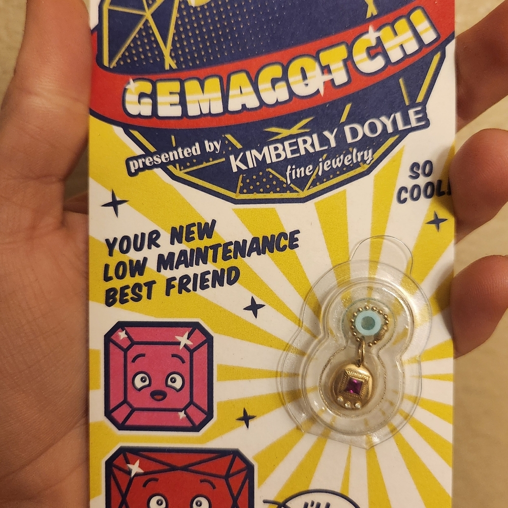 Kimberly Doyle Hot Pink Sapphire Gemagotchi... Baby size
